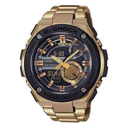 Image of forgyldt rustfri stål G-Shock quartz multifunktion (5475) Herre ur fra Casio